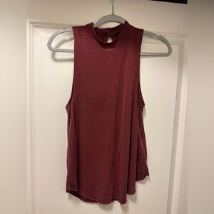 American Eagle Sleeveless Burgundy Women's Top